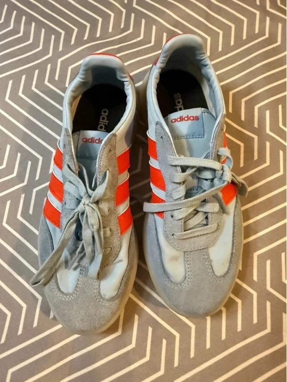 Adidas Barreda Decode JR3103 Clear Sky Bright Red Sneakers Women’s Size 6